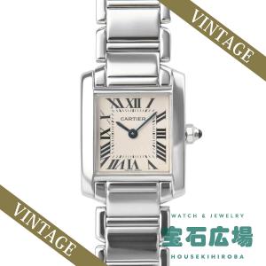 カルティエ Cartier タンク フランセーズ SM W50012S3 中古 レディース 腕時計