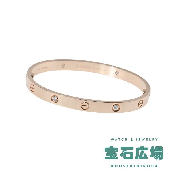 カルティエ Cartier ラブ（クラシック）4Pダイヤ（ハーフダイヤ）ブレスレット B606991...