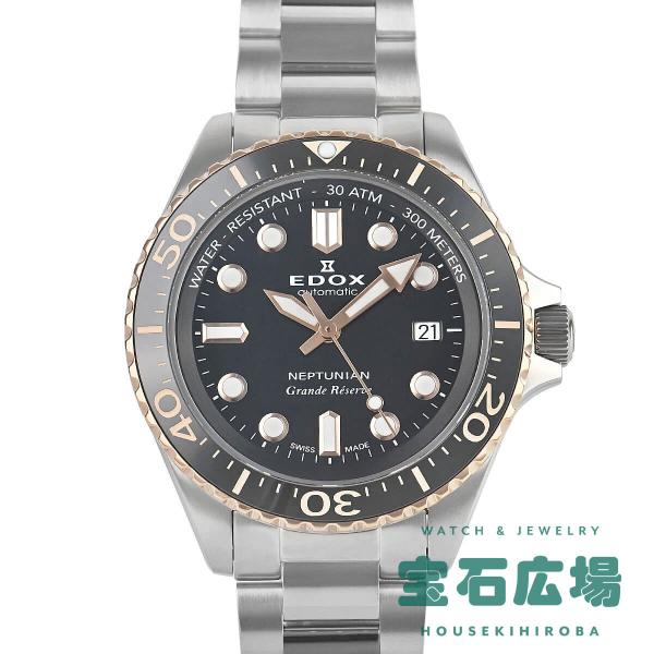 エドックス EDOX ネプチュニアン グランデ リザーブ デイト オートマティック 80801-3N...