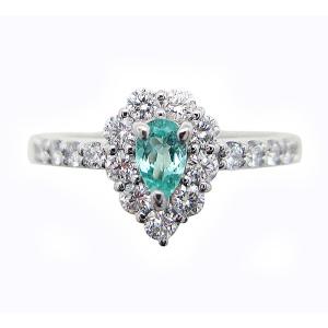 パライバ トルマリン ピアス プラチナ製 : Jewellery SHIBATA - 通販