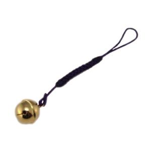 18金 キーホルダー すず 大すず 根付 K18 鈴 携帯ストラップ 長寿