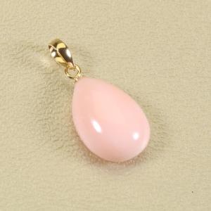 宝石珊瑚のSANSUI ピンクサンゴ ミス珊瑚 ペンダント 丸玉 シルバー 無