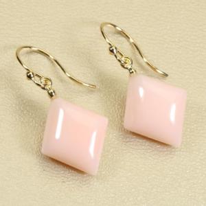 宝石珊瑚のSANSUI ピンクサンゴ ミス珊瑚 ペンダント ドロップ K18