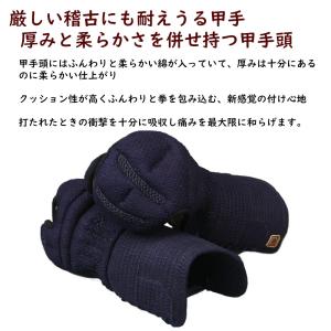 剣道防具 小手 甲手 ミツボシ製 道 6mm ...の詳細画像1