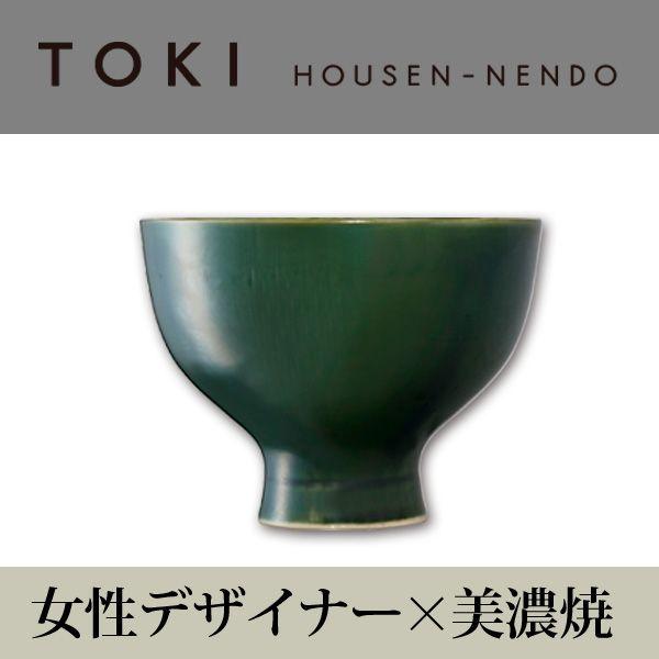 美濃焼「TOKI」シリーズ T-deep bowl グリーン