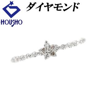 K18PG ピンクゴールド Pt900 プラチナ コンビ ダイヤ0.23ct リング  