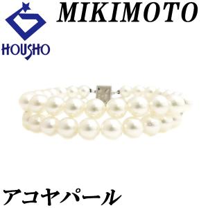 MIKIMOTO ミキモト アコヤ真珠 ブレスレット K14ホワイトゴールド  
