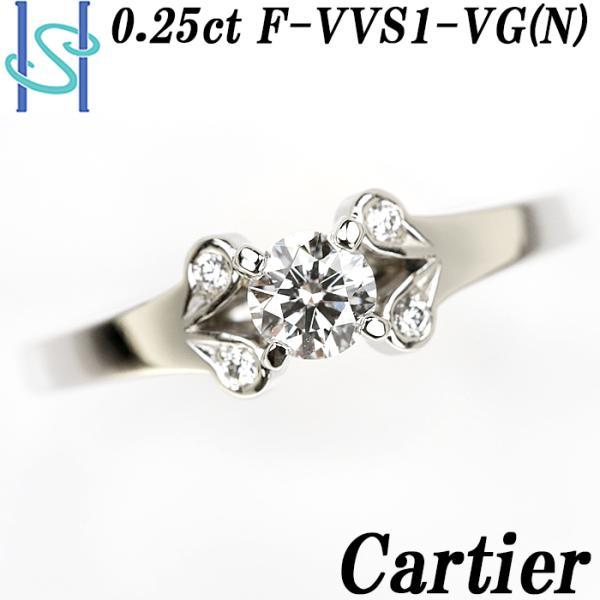 限界値下げ品【最大50%OFF】カルティエ ダイヤモンド 0.25ct F VVS1 VG バレリー...