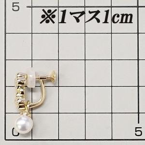ミキモト アコヤ真珠 イヤリング ダイヤモンド...の詳細画像2