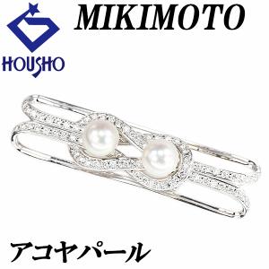 MIKIMOTO（ミキモト） アコヤ真珠 ダイヤモンド K18イエローゴールド