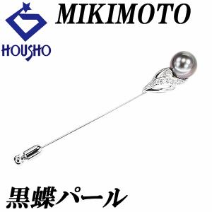 MIKIMOTO（ミキモト） パール ブローチ リボン チャーム 真珠/シルバー