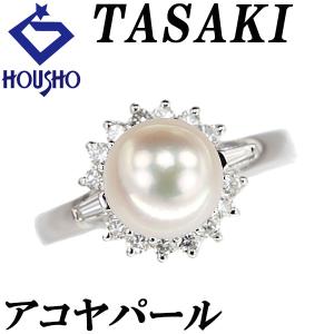 TASAKI（タサキ） アコヤパール 7.9mm ダイヤモンド Pt900 ピンキー