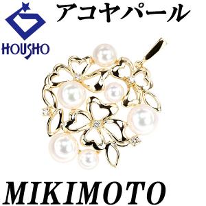 MIKIMOTO（ミキモト） ペンダントトップ 白蝶真珠 10.8mm ダイヤモンド