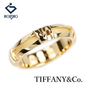 ティファニー アトラス ニューメリック K18YG TIFFANY&Co. 梨地 マット ツヤ消し 地金のみ 石なし 宝正 905583