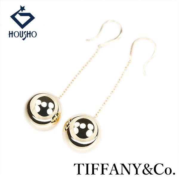 【移転OPEN記念】ティファニー ハードウエアボール スイング ピアス K18YG TIFFANY&amp;...