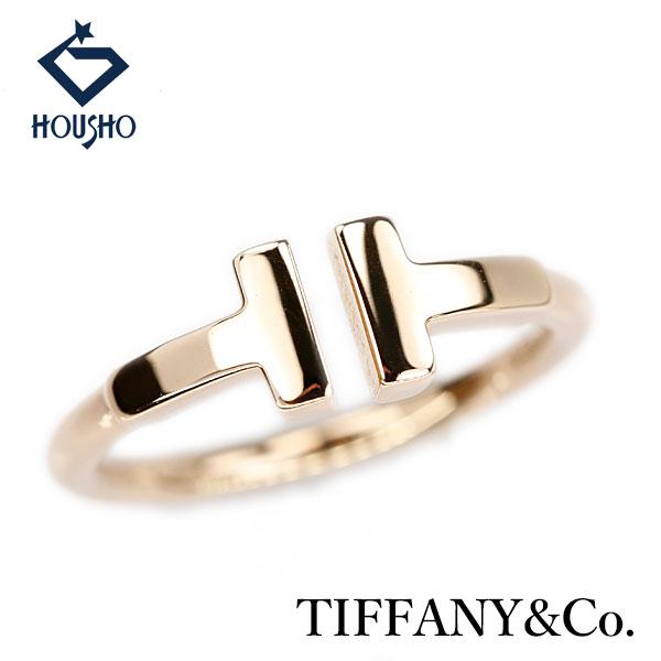 【移転OPEN記念】ティファニー Tワイヤーリング K18ピンクゴールド TIFFANY&amp;Co. オ...