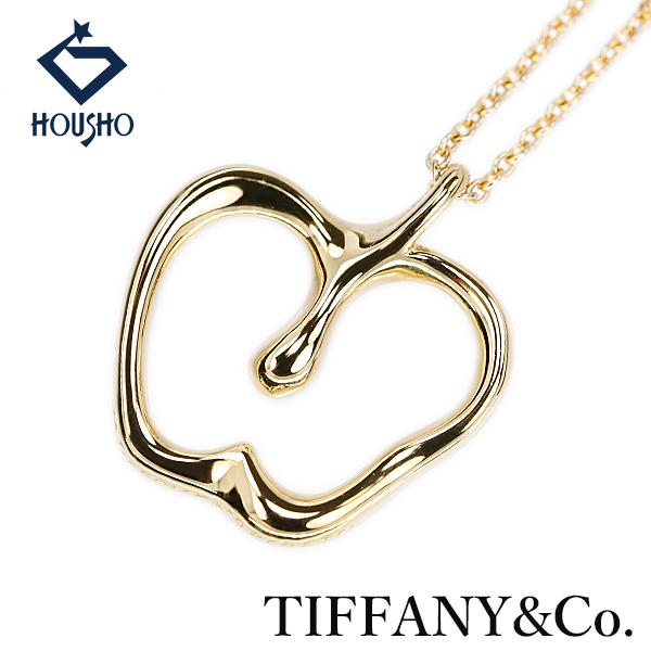 【移転OPEN記念】ティファニー ネックレス K18YG TIFFANY&amp;Co. アップル りんご ...