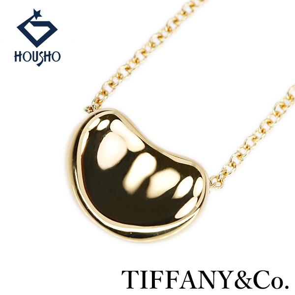 【移転OPEN記念】ティファニー ビーン ネックレス K18イエローゴールド TIFFANY&amp;Co....