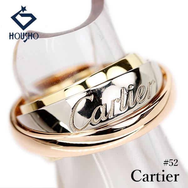 カルティエ トリニティ マストエッセンス K18/WG/PG CARTIER #52 ３連 2002...