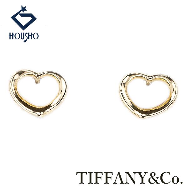 ティファニー オープンハート ピアス K18イエローゴールド TIFFANY&amp;Co. エルサ・ペレッ...