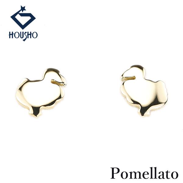 ポメラート DoDo ドド ピアス K18イエローゴールド Pomellato 鳥 バード 動物 地...