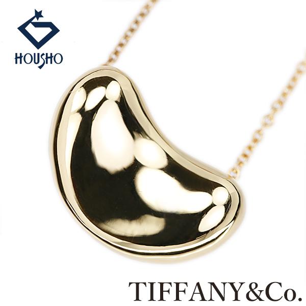【移転OPEN記念】ティファニー ビーン ネックレス K18イエローゴールド TIFFANY&amp;Co....