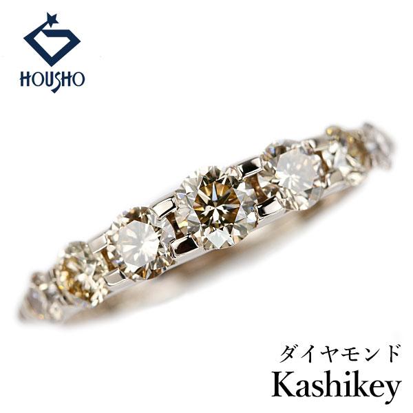 カシケイ ブラウンダイヤモンド ネイキッド NAKED リング K18ブラウンゴールド Kashik...