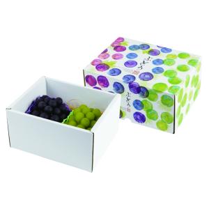 ぶどうの箱）彩りぶどう 小 身深/50枚入（L-2485） : 箱の店 - 通販