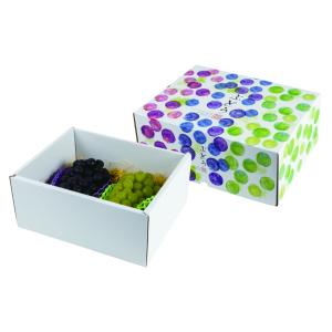 ヤマニパッケージ ぶどう箱 L-2495 ミエルギフト箱 クラフト 305×200