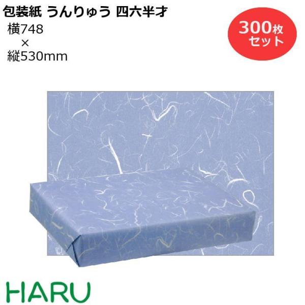 包装紙 うんりゅう 四六半才 300枚セット 横748×縦530mm 上質紙