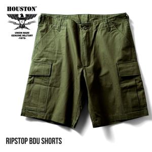 HOUSTON / ヒューストン 1884 RIPSTOP BDU SHORTS / リップストップBDUショーツ -全4色-｜houston-1972