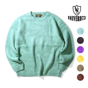 UNIVERD72 / ユニバード 22138 MOHAIR TOUCH SWEATER / モヘアタッチ起毛セーター -全6色-｜houston-1972