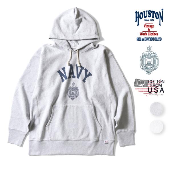 HOUSTON  / ヒューストン 22312 PRINT U.S. COTTON R/V HOOD...