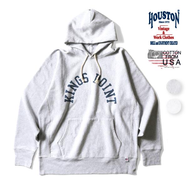 HOUSTON  / ヒューストン 22325 PRINT U.S. COTTON R/V HOOD...