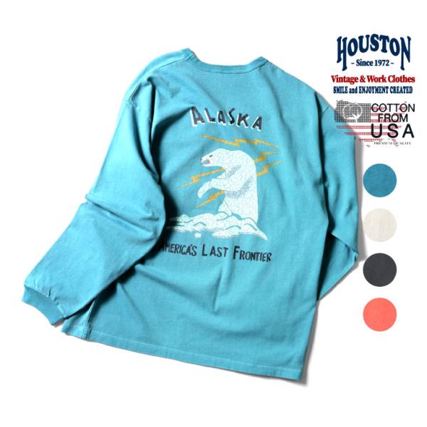HOUSTON  / ヒューストン 22385 PIGMENT U.S. COTTON PRINT ...