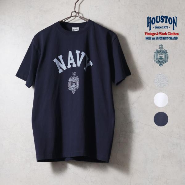 HOUSTON  / ヒューストン 22421 ×U.S. NAVY PRINT TEE / プリン...