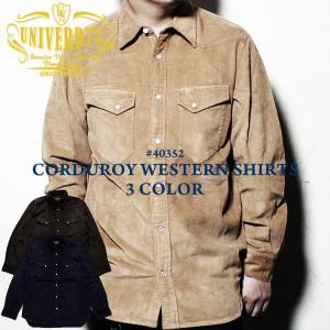 UNIVERD72 / ユニバード72  40352 CORDUROY WESTERN SHIRTS / コーデュロイウェスタンシャツ -全3色-｜houston-1972