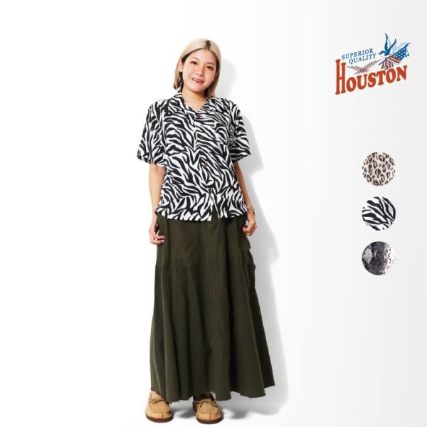 HOUSTON woman / ヒューストン ウーマン 4075W DRY ALOHA SHIRT ...