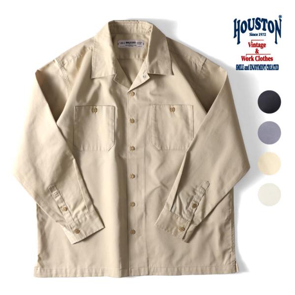 HOUSTON  / ヒューストン 41073 TC TWILL WORK SHIRT / TCツイ...