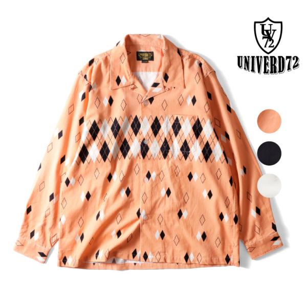 UNIVERD72 / ユニバード72 41261 PRINT CORDUROY SHIRT(ARG...