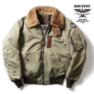 HOUSTON / ヒューストン 5001C B-15B FLIGHT JACKET / B-15Bフライトジャケット -全1色-｜houston-1972