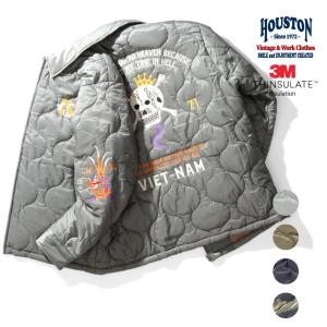 HOUSTON / ヒューストン 51266 NYLON RIP VIETNAM JACKET(SKULL)