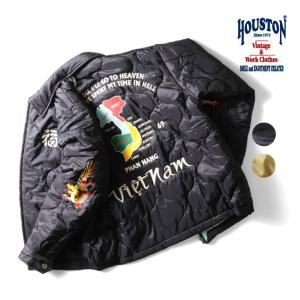 EMBROIDERY MA-1ジャケット「VIETNAM」 HOUSTON 51185 ヒューストン
