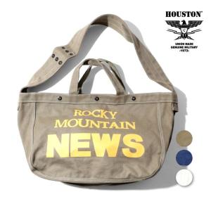 HOUSTON / ヒューストン 6826 NEWSPAPER BAG(NEWS) / ニュースペーパーバッグ -全3色-｜houston-1972