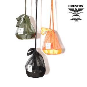 HOUSTON / ヒューストン 6827 MESH EFFECT BAG / メッシュエフェクトバッグ -全3色-｜houston-1972