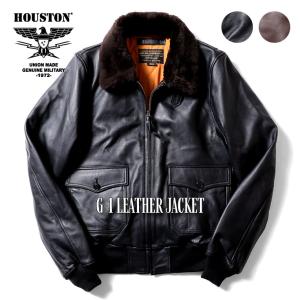 フライトジャケット HOUSTON ヒューストン G-1 レザージャケット 40 HOUSTON ヒューストン レザージャケット 革ジャン メンズ G-1 G1