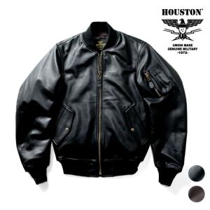 HOUSTON / ヒューストン 8191  SHEEP LEATHER MA-1 FLIGHT JACKET / シープレザーMA-1 -全2色-