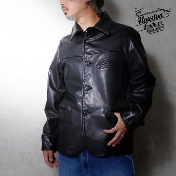 【OFFICIAL限定】HOUSTON / ヒューストン 8240 LEATHER CAR COAT...
