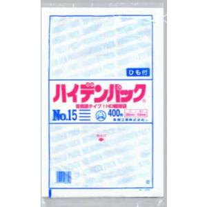 福助工業 ハイデンパック 新 No.15 紐付 300×450mm 8000枚 0500992