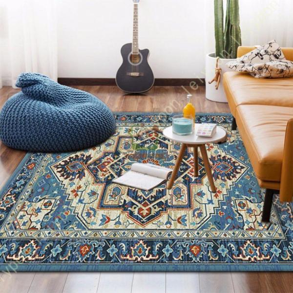 ラグ ラグマット エジプト製 ペルシャ 絨毯風 ペルシャ風 幾何学模様 ウィルトン織り アンティーク...